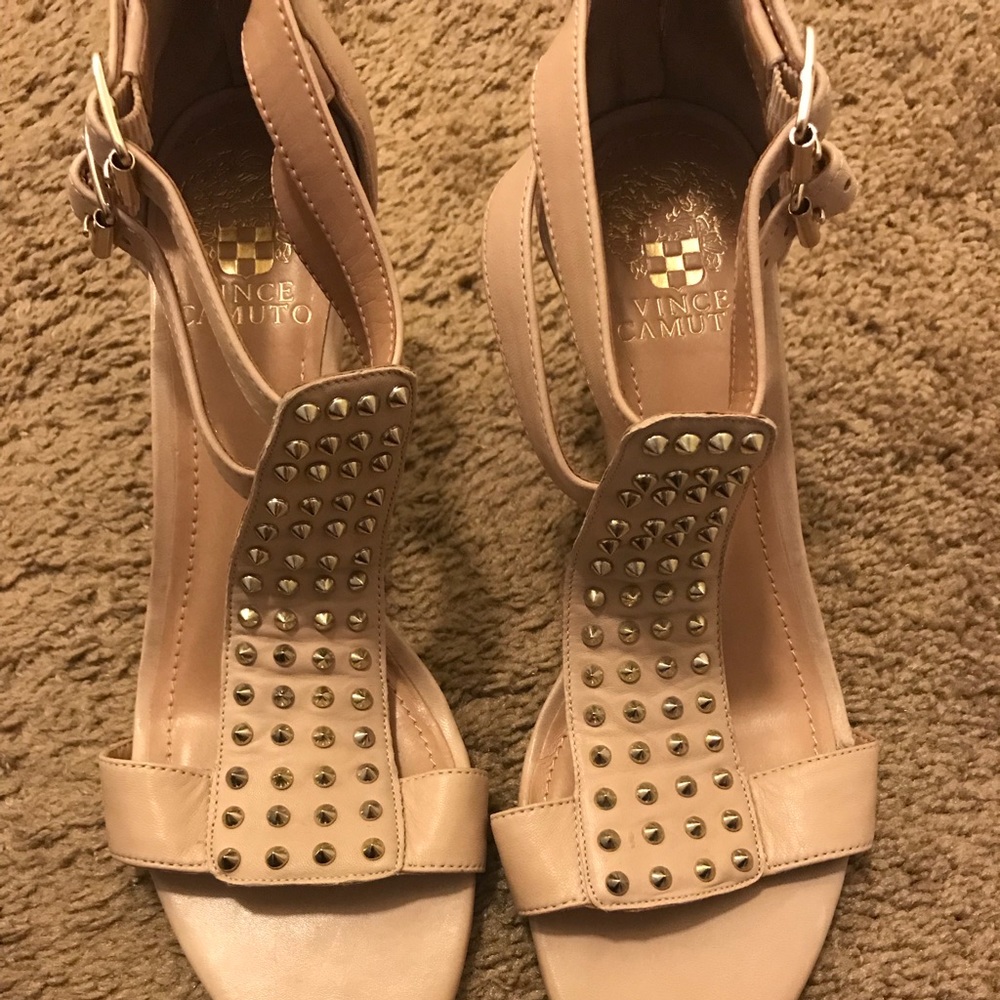 Vince Camuto studded kitten heels